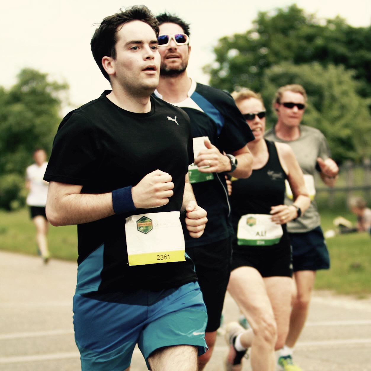 Neil mid-run
